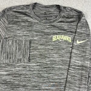 Nike Dri-FIT Shirt Mens Medium Philadelphia Eagles On Field Long Sleeve Gray NFL